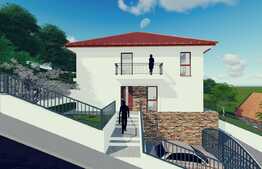 Casa cuplata de 115 mp, teren de 110 mp, semifinisat, garaj!