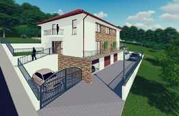 Casa cuplata de 115 mp, teren de 110 mp, semifinisat, garaj!