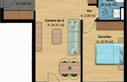 Apartament 2 camere, 49.51 mp, imobil nou, zona Lidl!