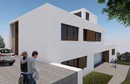 Casa cuplata, 135 mp utili, 200 mp teren, zona rezidentiala de case/vile