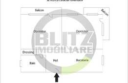 Apartament de vanzare, 2 camere,  48, 5 mp, mobilat - utilat, zona strazii Tineretului! 