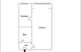 Garsoniera 22,35 mp utili, semidecomandata, zona Expo Transilvania!