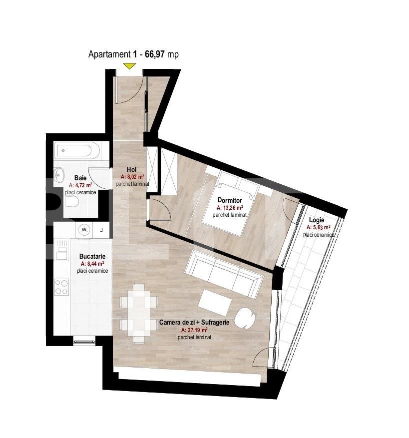 Apartament de vânzare 2 camere Gheorgheni - 34614AV | BLITZ Cluj-Napoca | Poza2