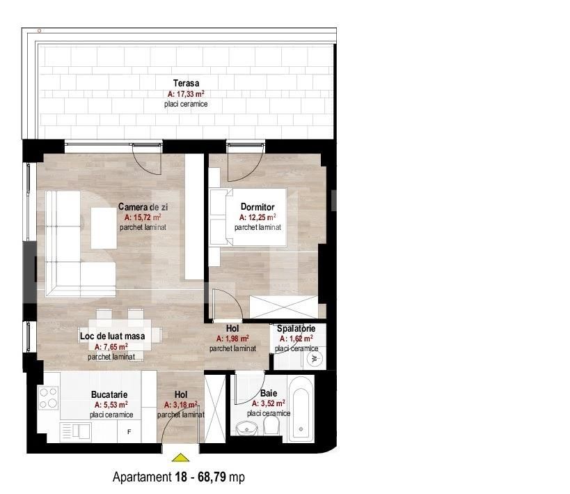 Apartament de vânzare 2 camere Gheorgheni - 34618AV | BLITZ Cluj-Napoca | Poza2