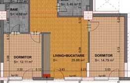 Apartament 3 camere, 65 mp,  constructie noua, zona strazii Aurel Vlaicu