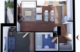 Apartament 40 mp, constructie finalizata cu cf, zona Iulius Mall