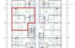 Apartament 2 camere, 61 mp, semifinisat! Zona Vivo!