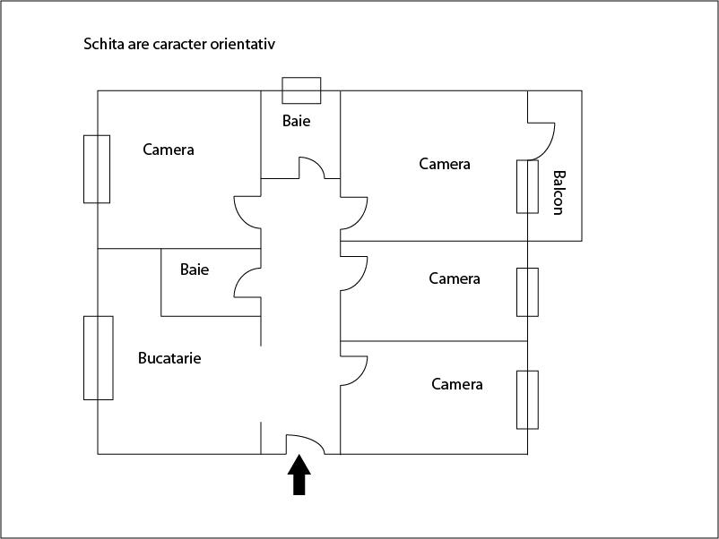 Apartament de vânzare 4 camere Grigorescu - 350AV | BLITZ Cluj-Napoca | Poza1