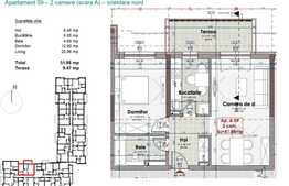 Apartament de vanzare, 2 camere, decomandat, zona Iulius Mall!