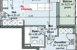 Apartament de vanzare 2 camere, imobil nou, zona strazii Somesului