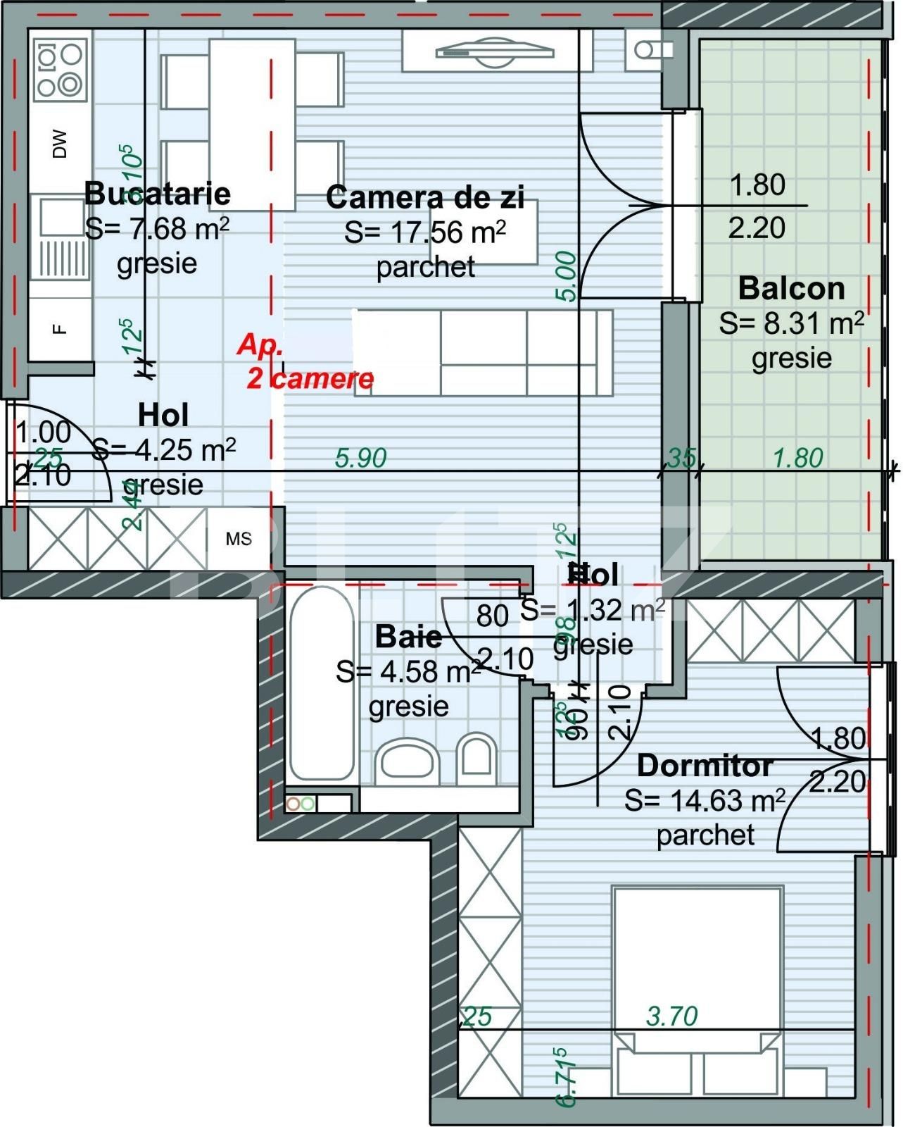Apartament de vânzare 2 camere Central - 35206AV | BLITZ Cluj-Napoca | Poza7