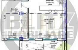 Apartament 2 camere, 56 mp, semifinisat, parcare subterana, zona Oncos