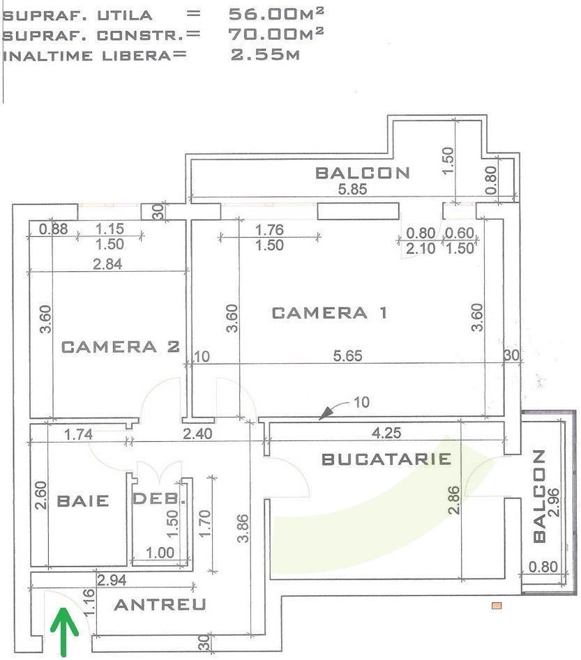 Apartament de vânzare 2 camere Zorilor - 35285AV | BLITZ Cluj-Napoca | Poza1