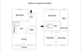 Apartament in duplex, 2 nivele, 118 mp utili + pod amenajabil 60 mp, terasa si gradina 80 mp, parcare!