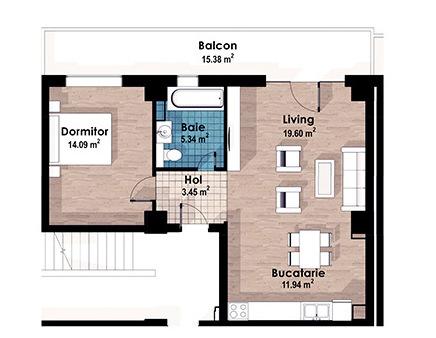 Apartament de vânzare 2 camere Europa - 35411AV | BLITZ Cluj-Napoca | Poza1