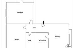 Apartament 3 camere, 63 mp,  in constructie noua zona strazii Maramuresului