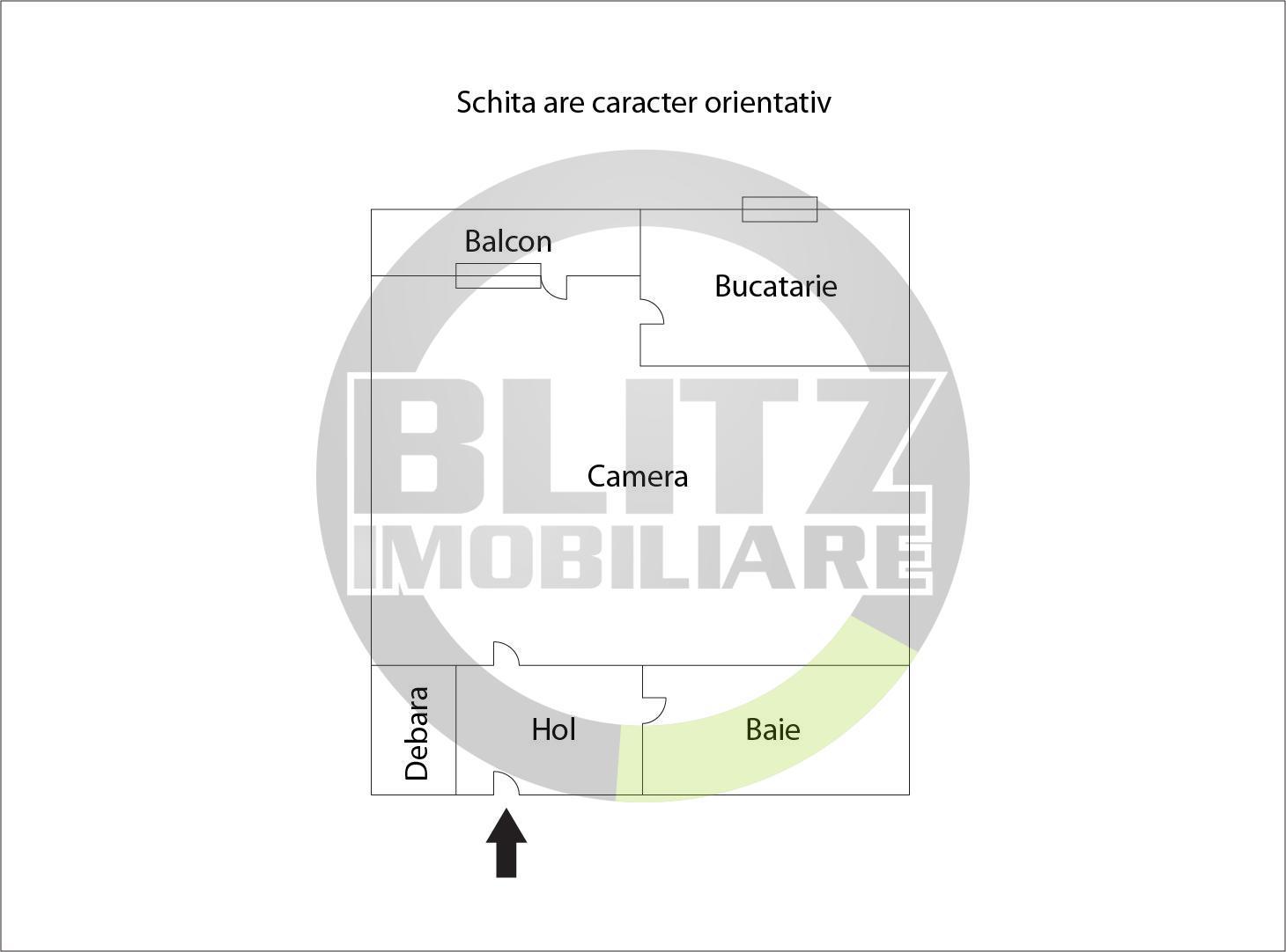Garsonieră de vânzare Manastur - 35551AV | BLITZ Cluj-Napoca | Poza1