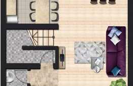 Casa unifamiliala, 4 camere, 98 mp utili, 2 terase , loc de parcare subteran , zona linistita de case 