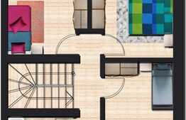 Casa unifamiliala, 4 camere, 98 mp utili, loc de parcare subteran, zona linistita!