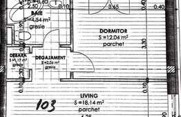 Apartament 2 camere, 50 mp, finisat, zona VIVO