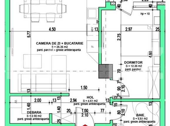 Apartament de vânzare 2 camere Floreşti - 35758AV | BLITZ Cluj-Napoca | Poza3