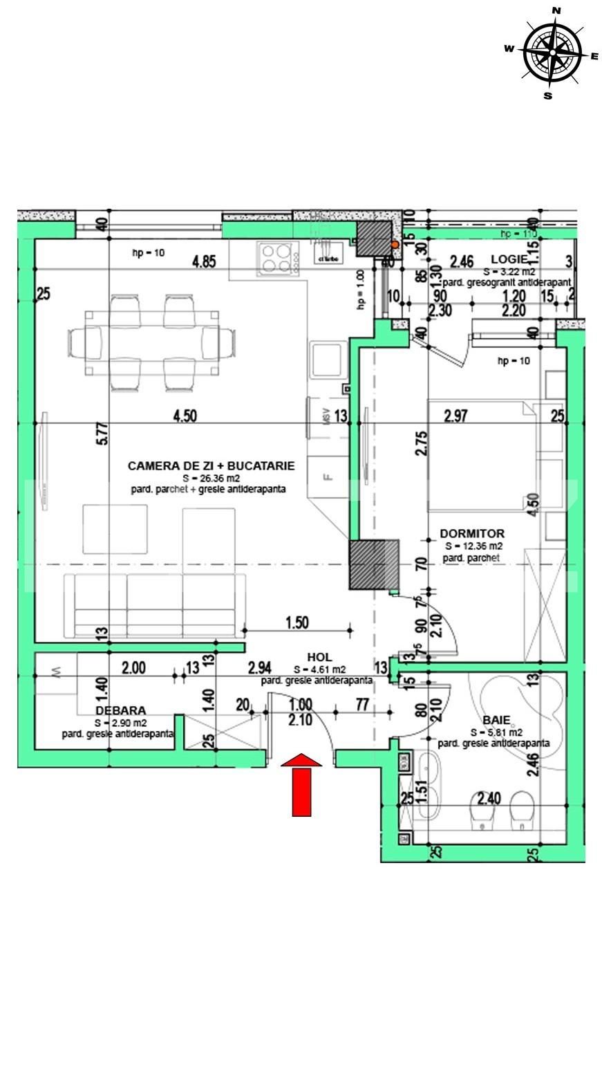 Apartament de vânzare 2 camere Floreşti - 35758AV | BLITZ Cluj-Napoca | Poza3
