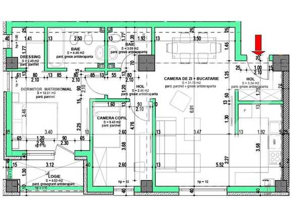 Apartament de vânzare 3 camere Floreşti - 35759AV | BLITZ Cluj-Napoca | Poza3