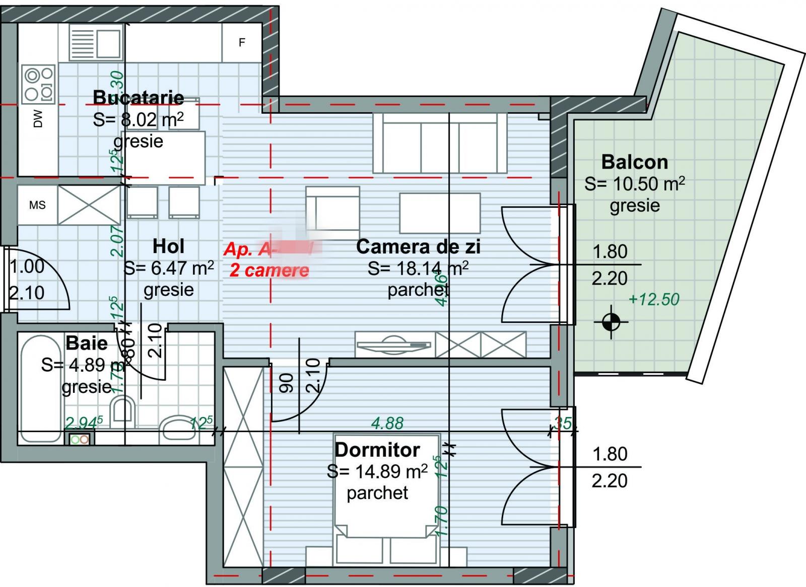Apartament de vânzare 2 camere Central - 35761AV | BLITZ Cluj-Napoca | Poza1
