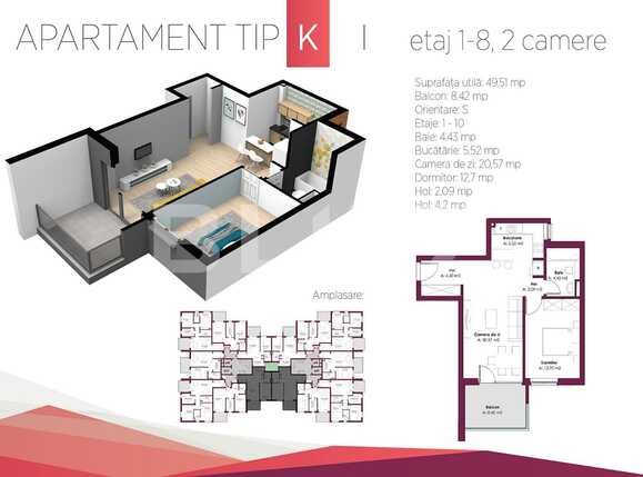 Apartament de vânzare 2 camere Bună Ziua - 35867AV | BLITZ Cluj-Napoca | Poza8