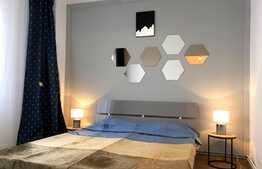 Apartament de lux, 2 camere, 43 mp, balcon, zona Piata Hermes