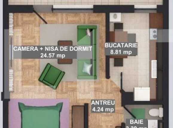 Garsonieră de vânzare Floreşti - 35922AV | BLITZ Cluj-Napoca | Poza1