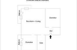 EXCLUSIVITATE ! Apartament de vanzare, 3 camere, semifinisat, Zona Florilor ! 