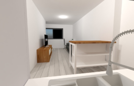 Apartament 1 camera, 38 mp, semifinisat, zona Iulius Mall