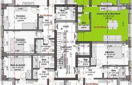 Apartament cu 3 camere, 56 mp, posibilitate RATE LA CONSTRUCTOR