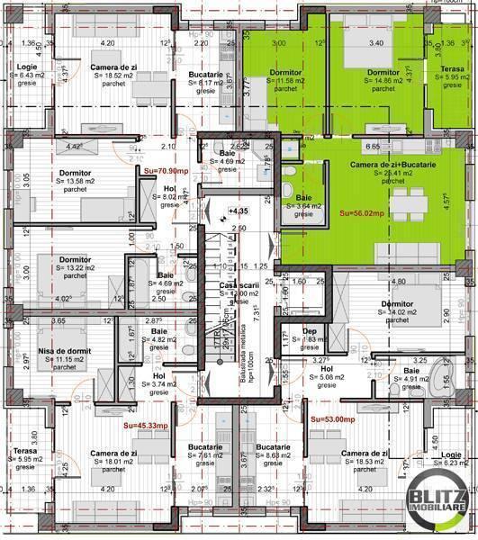 Apartament de vânzare 3 camere Gheorgheni - 360AV | BLITZ Cluj-Napoca | Poza2