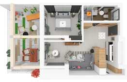 Apartament 2 camere, cu CF,  terasa, parcare, zona Iulius Mall