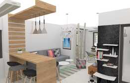 Apartament 2 camere, cu CF,  terasa, parcare, zona Iulius Mall