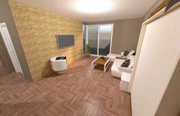 Apartament 1 camera, 37 mp, semifinisat, zona Iulius Mall