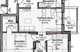 3 camere, 69 mp, semifinisat, zona Iulius Mall!