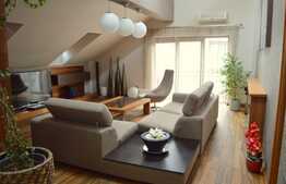 Mansarda de lux, 116 mp, parcare, terasa 11 mp, zona Oncos!