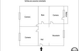 Apartament 3 camere, 68 mp utili, zona Caminelor, cu loc de parcare