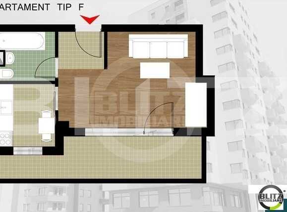 Garsonieră de vânzare Semicentral - 3613AV | BLITZ Cluj-Napoca | Poza1