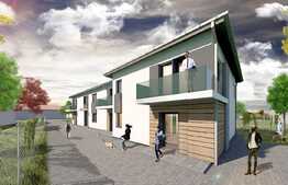 Teren de vanzare 884 mp cu autorizatie de construire pentru 3 unitati locative in Apahida