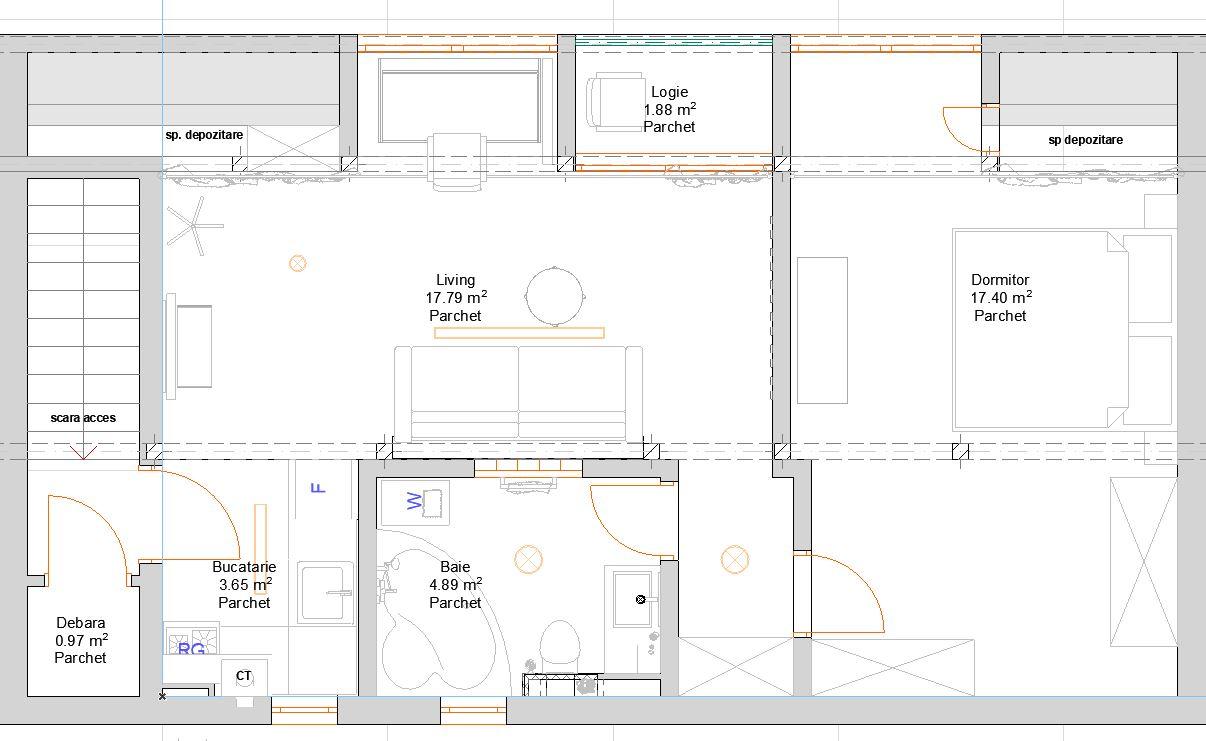 Apartament de închiriat 2 camere Central - 36324AI | BLITZ Cluj-Napoca | Poza1