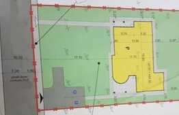 Teren 999 mp cu front de 25 m, cu autorizatie de construire pentru casa unifamiliala