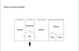 Apartament 3 camere, 60 mp, renovabil, zona Piata Mihai Viteazu