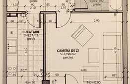 Apartament 1 camera mobilat modern, 38 mp, intermediar, garaj, Marasti, zona Junior Residence