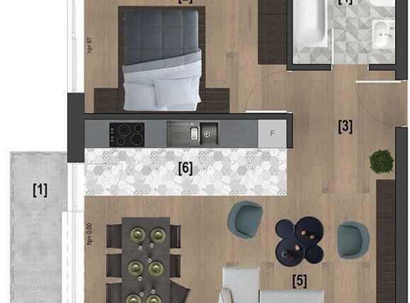 Apartament de vânzare 2 camere Marasti - 36850AV | BLITZ Cluj-Napoca | Poza1