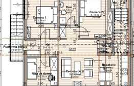 Apartament 4 camere, 76 mp, parcare, terasa, zona Petrom