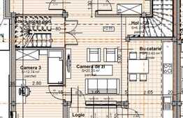 Apartament pe doua niveluri, zona Petrom